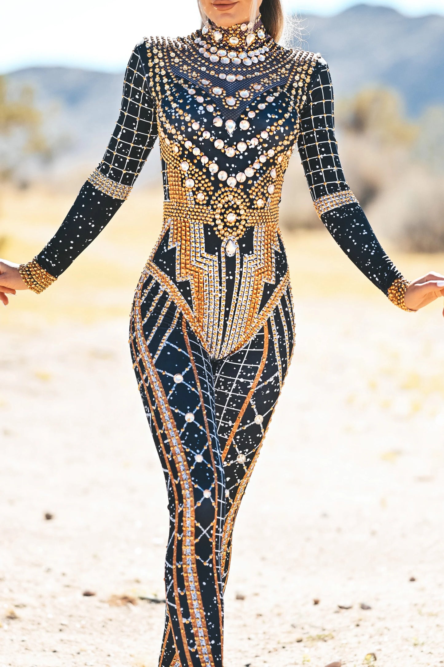 YOU·FEST BLACK TILDA JUMPSUIT
