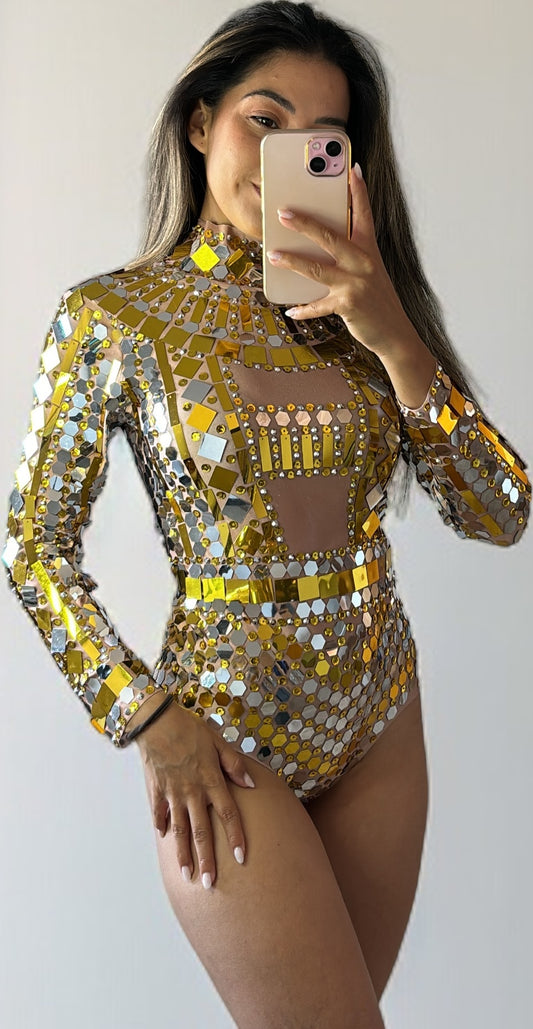 KAILY BODYSUIT GOLD